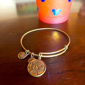 Disney gold alex and ani bracelet